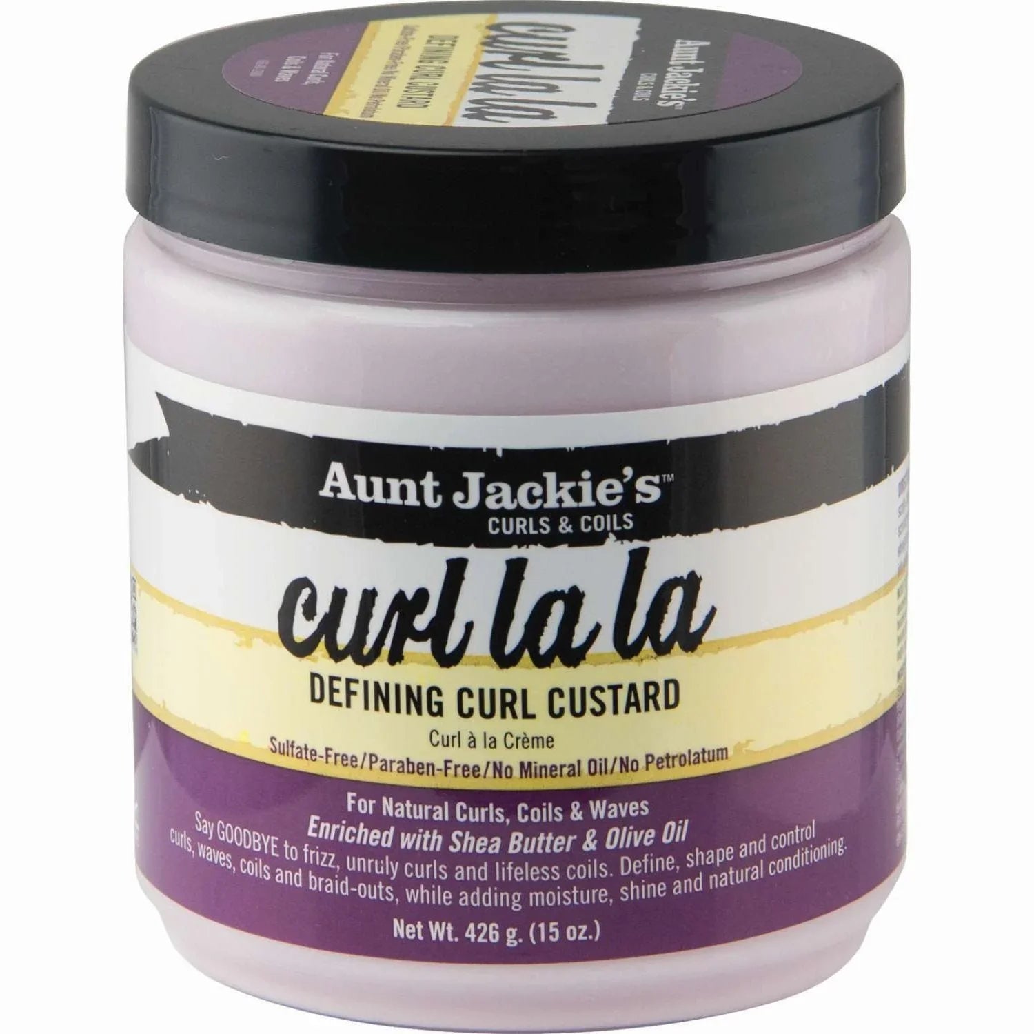 Aunt Jackies Curl La La Custard 15 Oz by Aunt Jackies