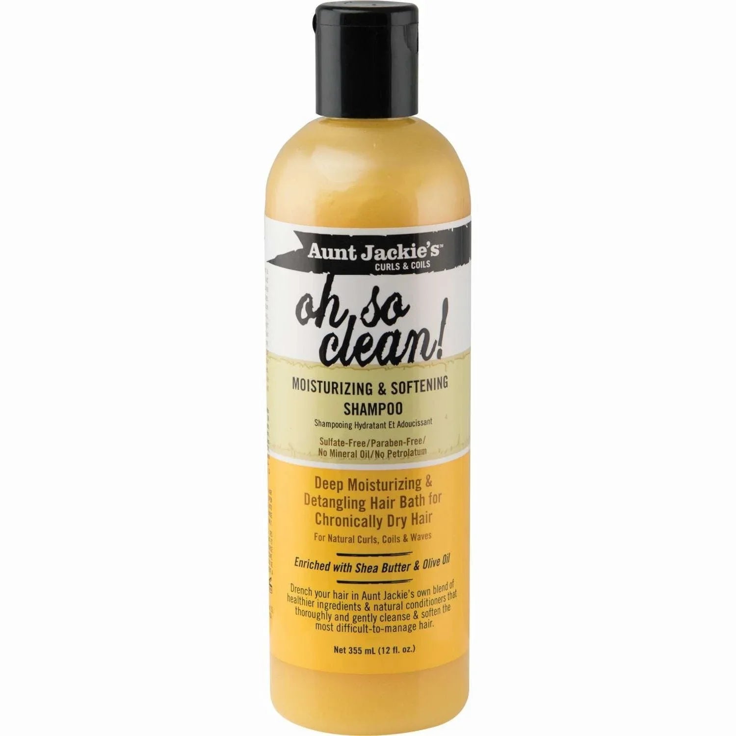 Aunt Jackies Oh So Clean Shampoo 12 Oz by Aunt Jackies