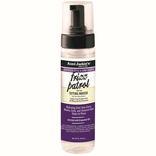 Aunt Jackies Grapeseed Frizz Patrol 8.5 Oz by Aunt Jackies