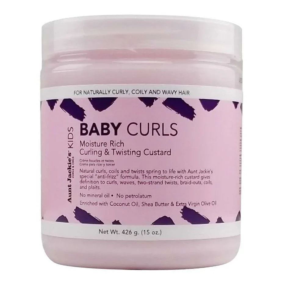 Aunt Jackies Aunt Jackies Kids Baby Curls Curling N Twisting Custard 15 Oz by Aunt Jackies
