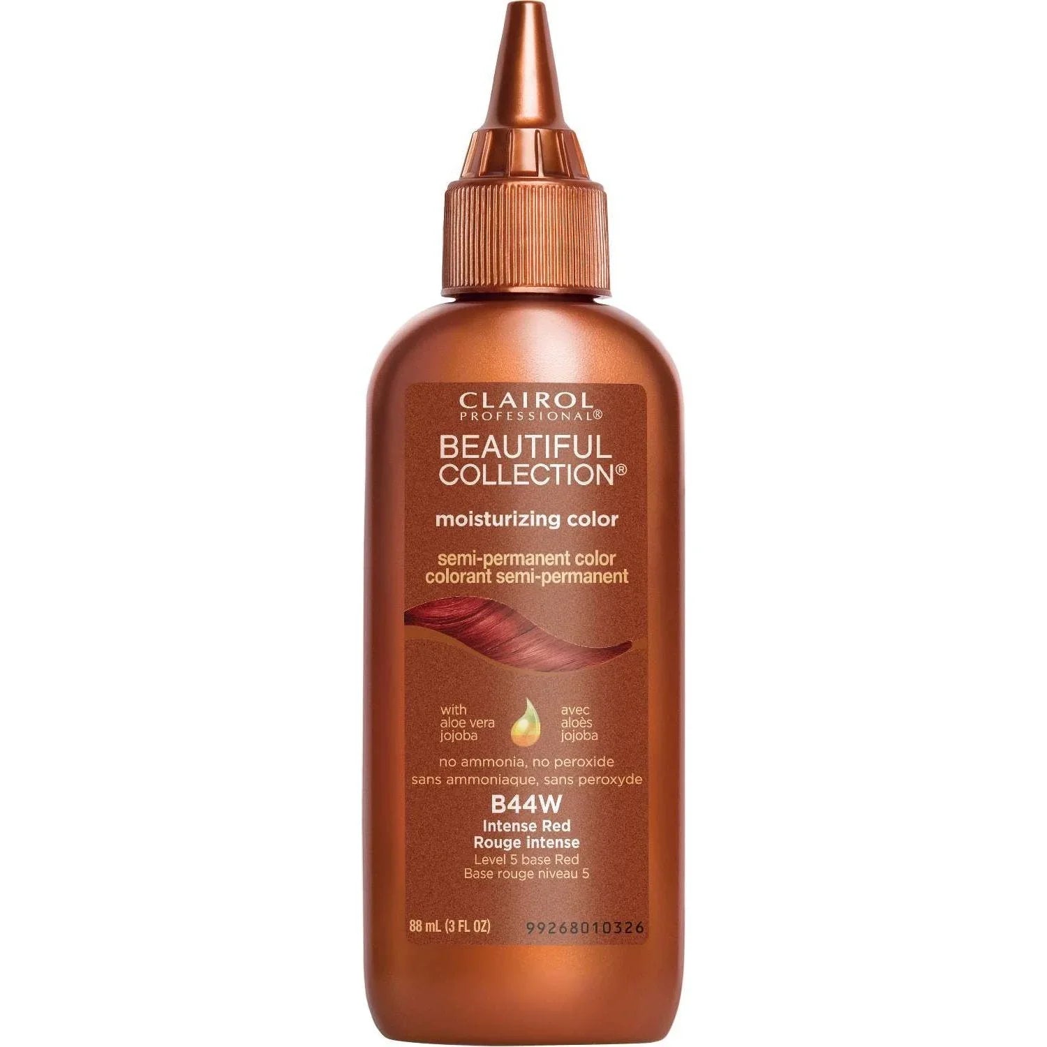 Clairol Professional Beautiful Collection Moisturizing Semi-Permanent Color 44W Intense Red 3.0 Fl Oz by Clairol