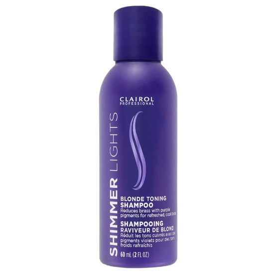 Shimmer Lights Blonde Toning Shampoo 60 mL For Brassiness
