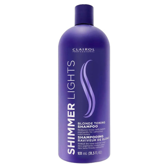 Shimmer Lights Blonde Toning Shampoo 31.5 Oz Clairol Pro