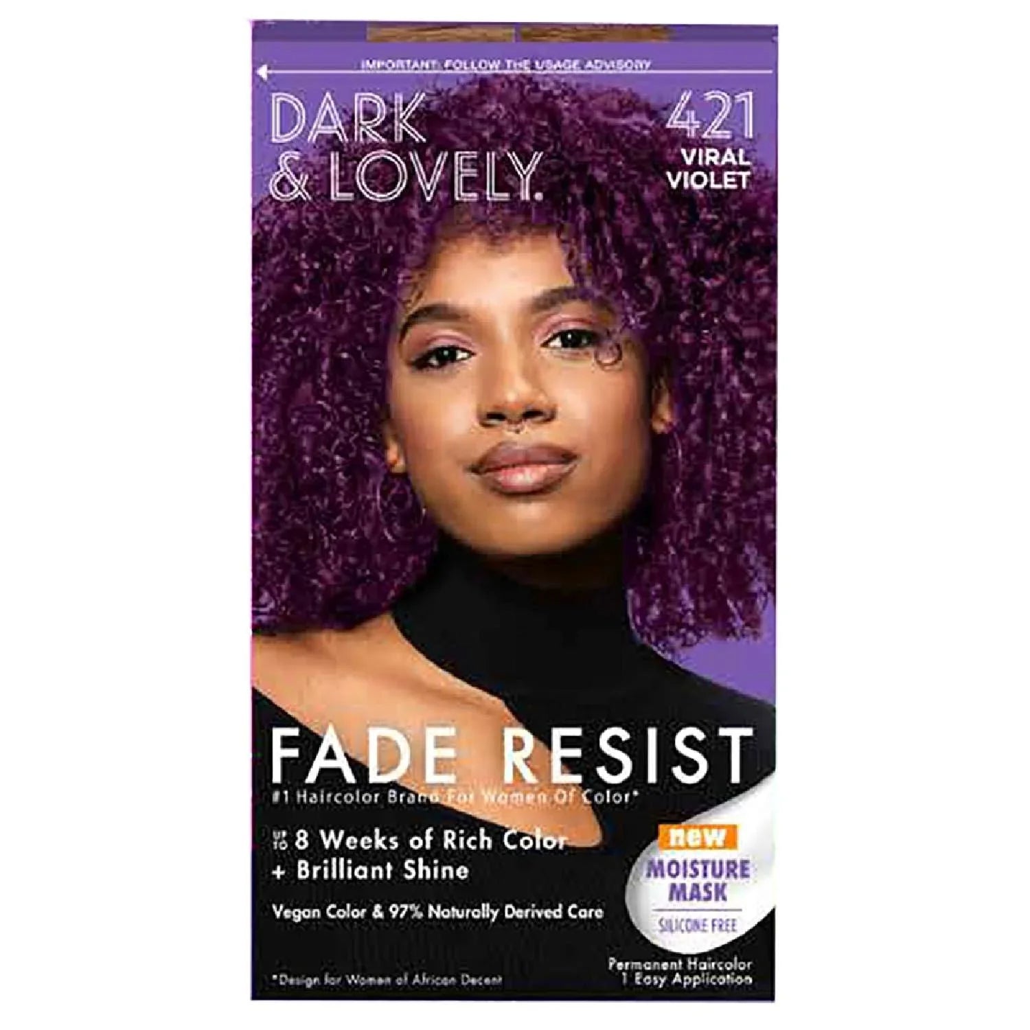 Dark & Lovely Fade Resist Virtual Violet Hair Color by Dark & Lovely