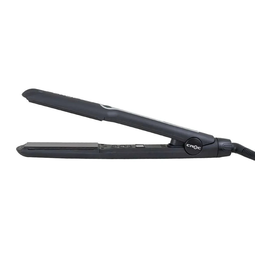 Croc Hybrid Titanium Flat Iron - Black by Croc