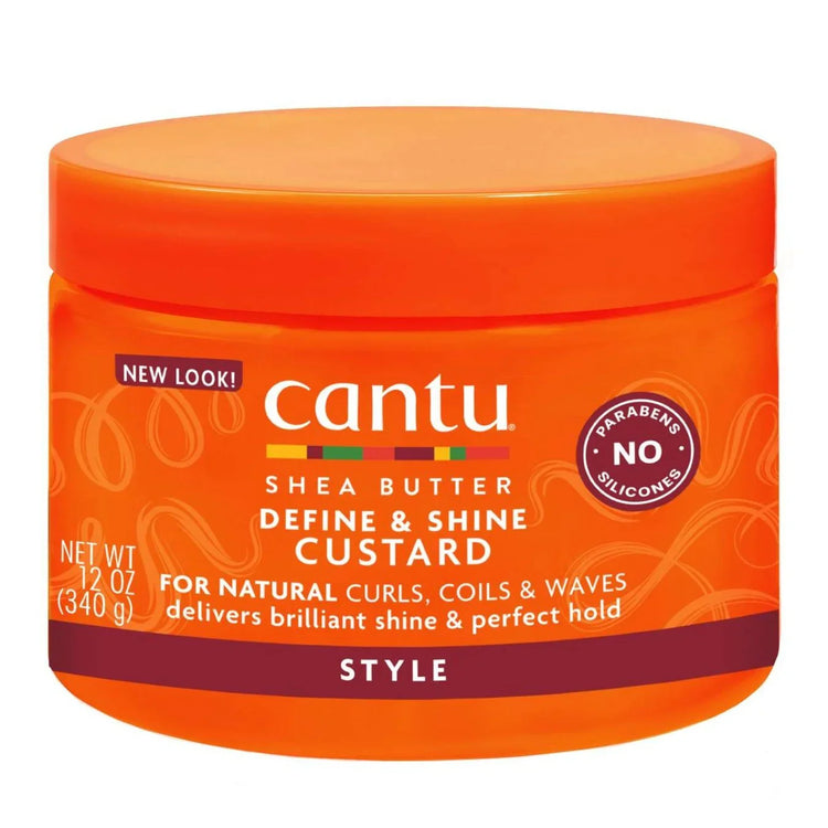Cantu Shea Butter For Natural Hair Define Shine Custard 12 Oz by Cantu