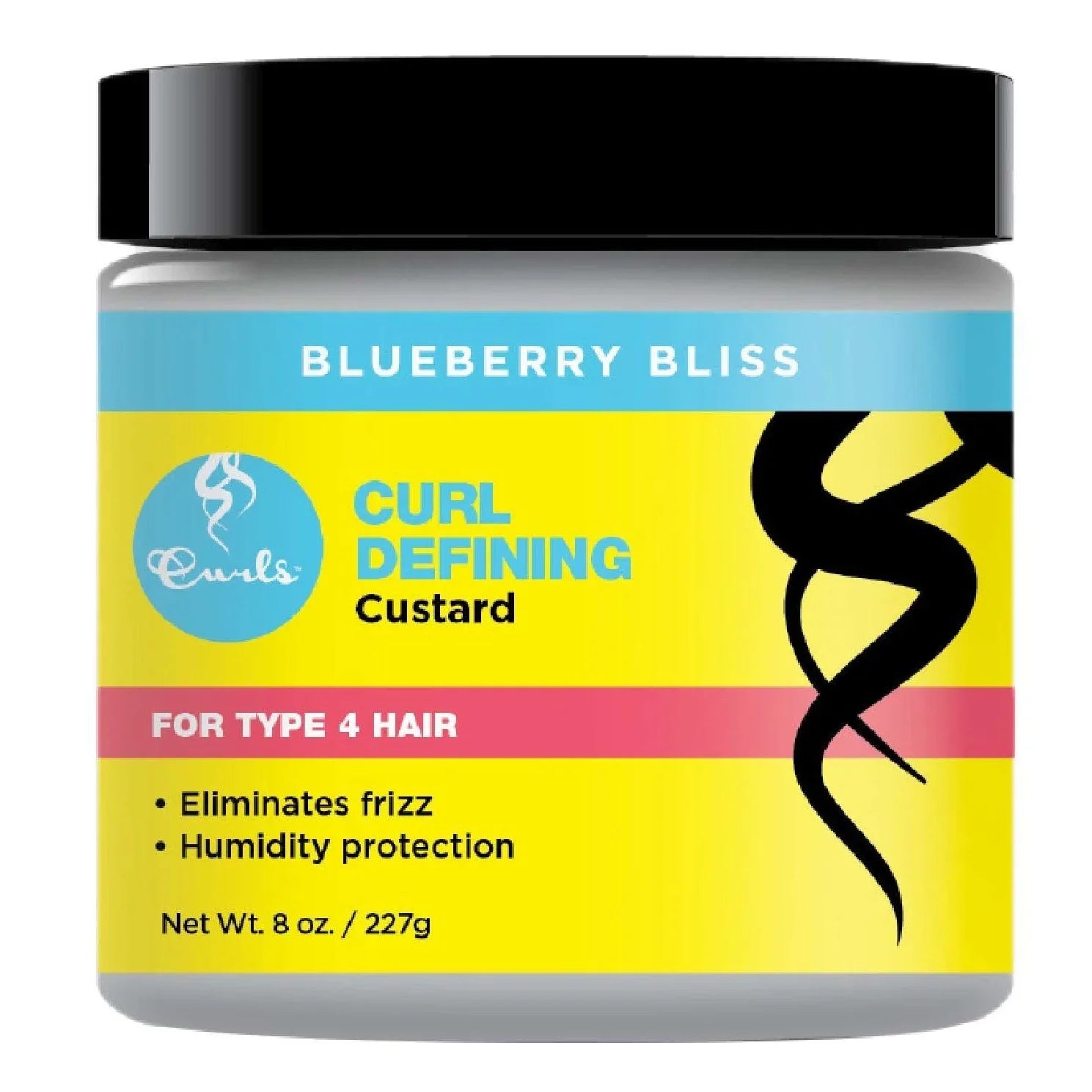 Curls Blueberry Bliss Curl Defining Custard For 4 Type Hair by Curls