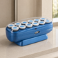 Blue Nano Titanium jumbo roller hairsetter with 12 rollers on a countertop
