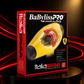 BabylissPRO ItaliaBrava hair dryer retail box, yellow and black with Ferrari engine graphic