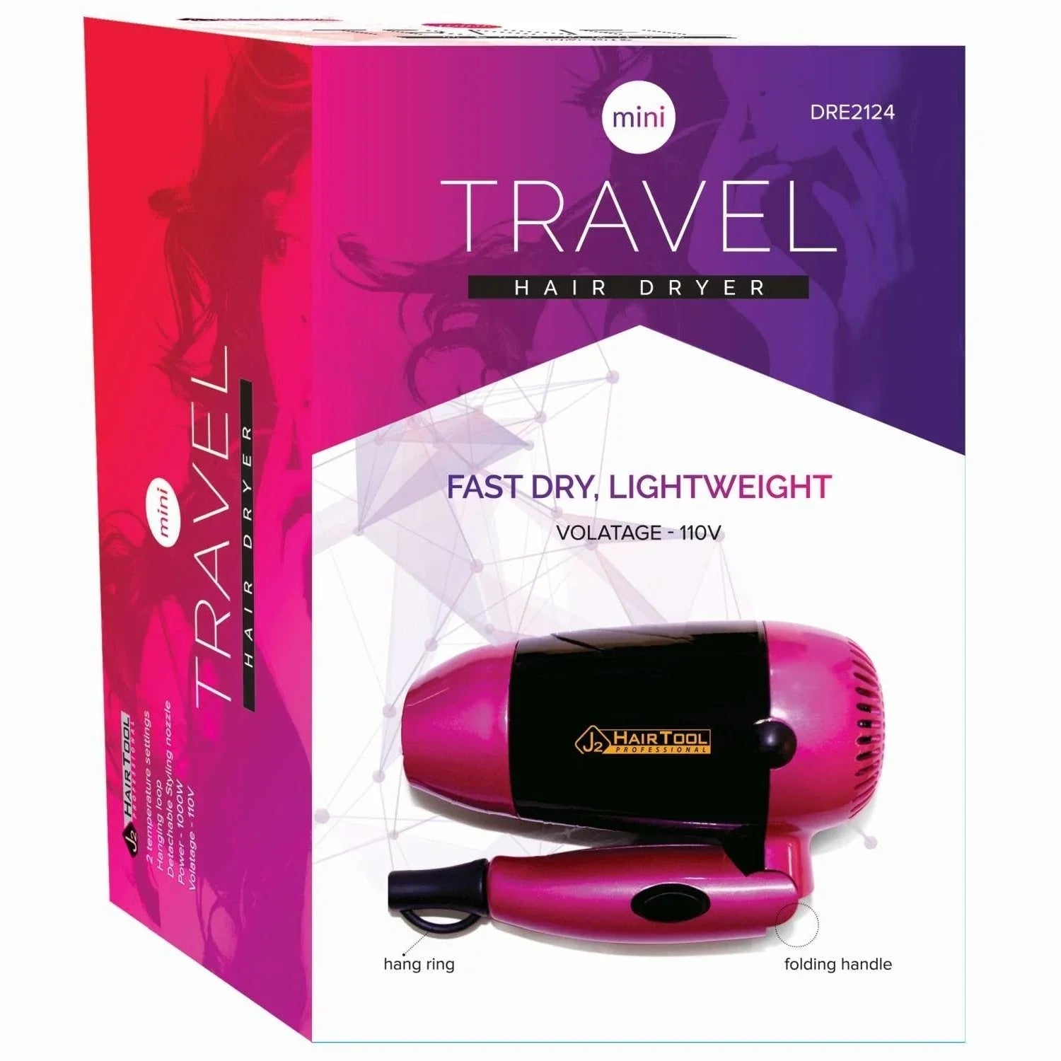 J2 Hair Tools Hair Dryer-Mini by J2 Hair Tools