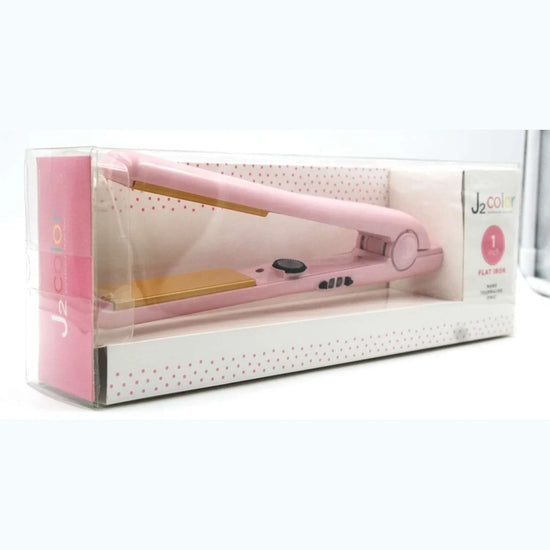J2 Hair Tools Color Flat Iron Metallic Pink by J2 Hair Tools