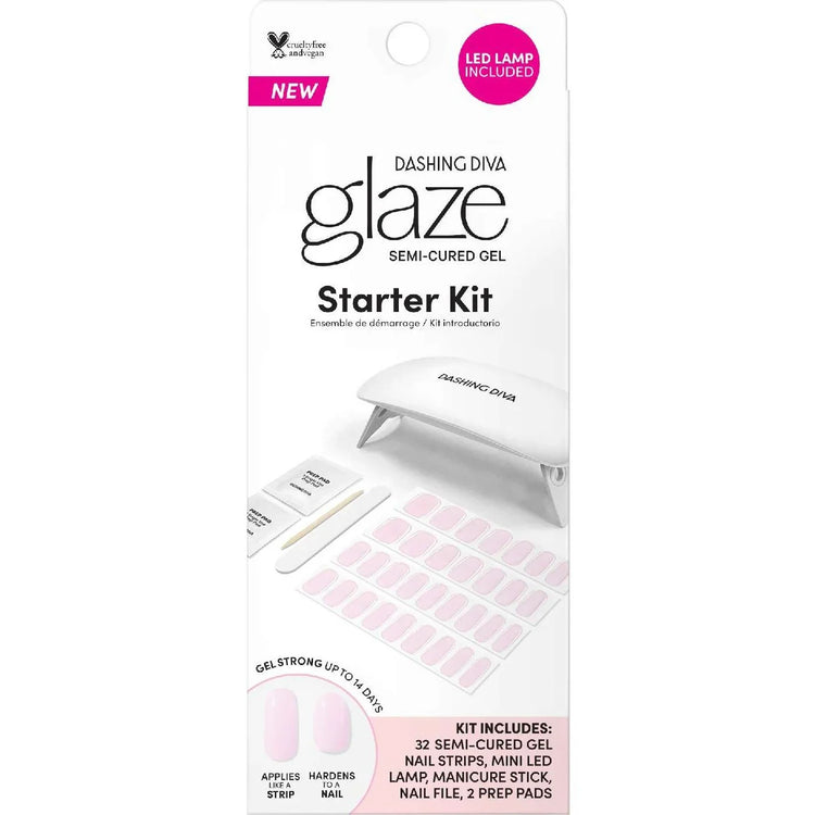 Dashing Diva Glaze Kit Powder Pink by DASHING DIVA