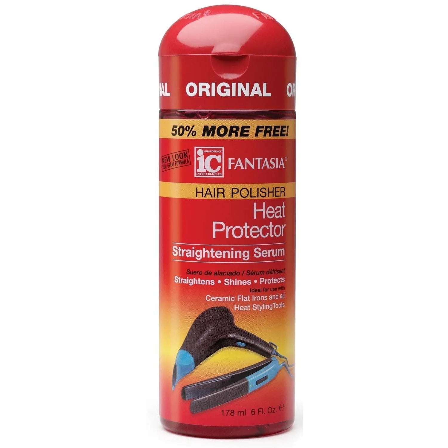 Fantasia Ic Hair Polisher Heat Protecting Serum 6 Oz 6 Oz by IC Fantasia