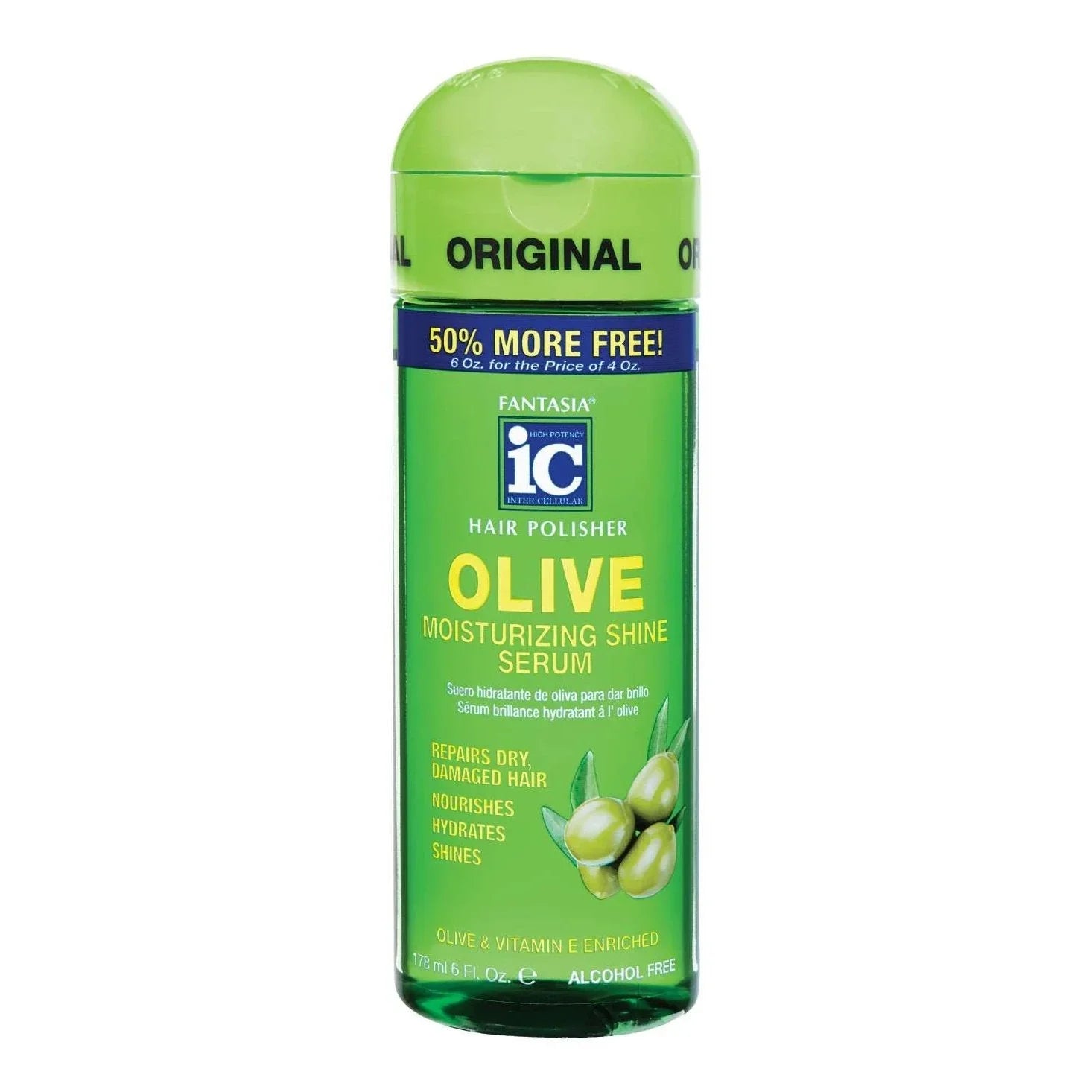 Fantasia Ic Hair Polisher Olive Polisher 6 Oz 6 Oz by IC Fantasia