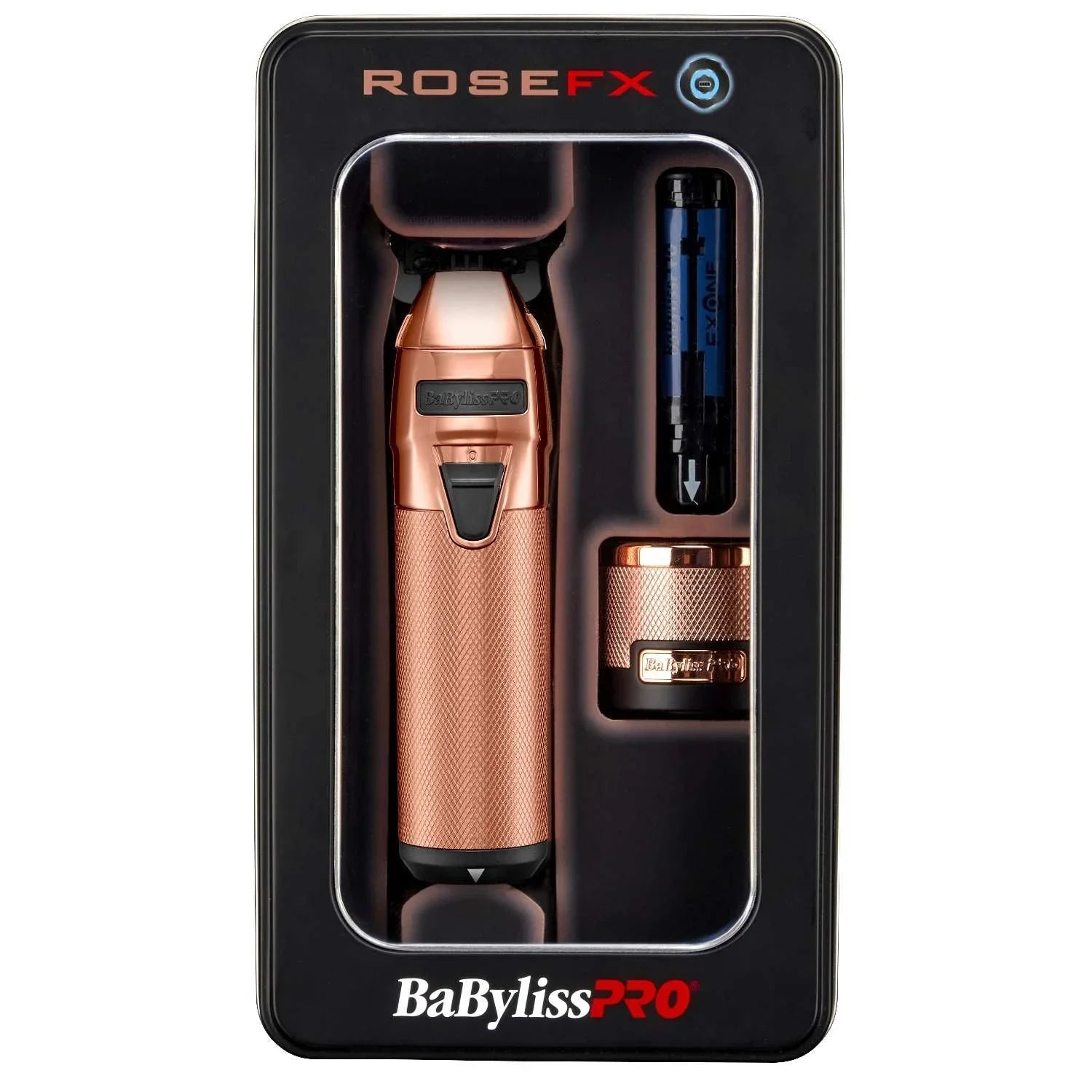 FX One Rosefx All Metal Interchangeable Battery Trimmer by BabylissPro