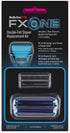 BABYLISSPRO BlueFX double-foil shaver replacement foil and cutter in blue