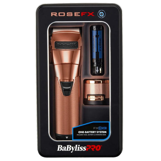FX One Rosefx All Metal Interchangeable Battery Clipper by BabylissPro