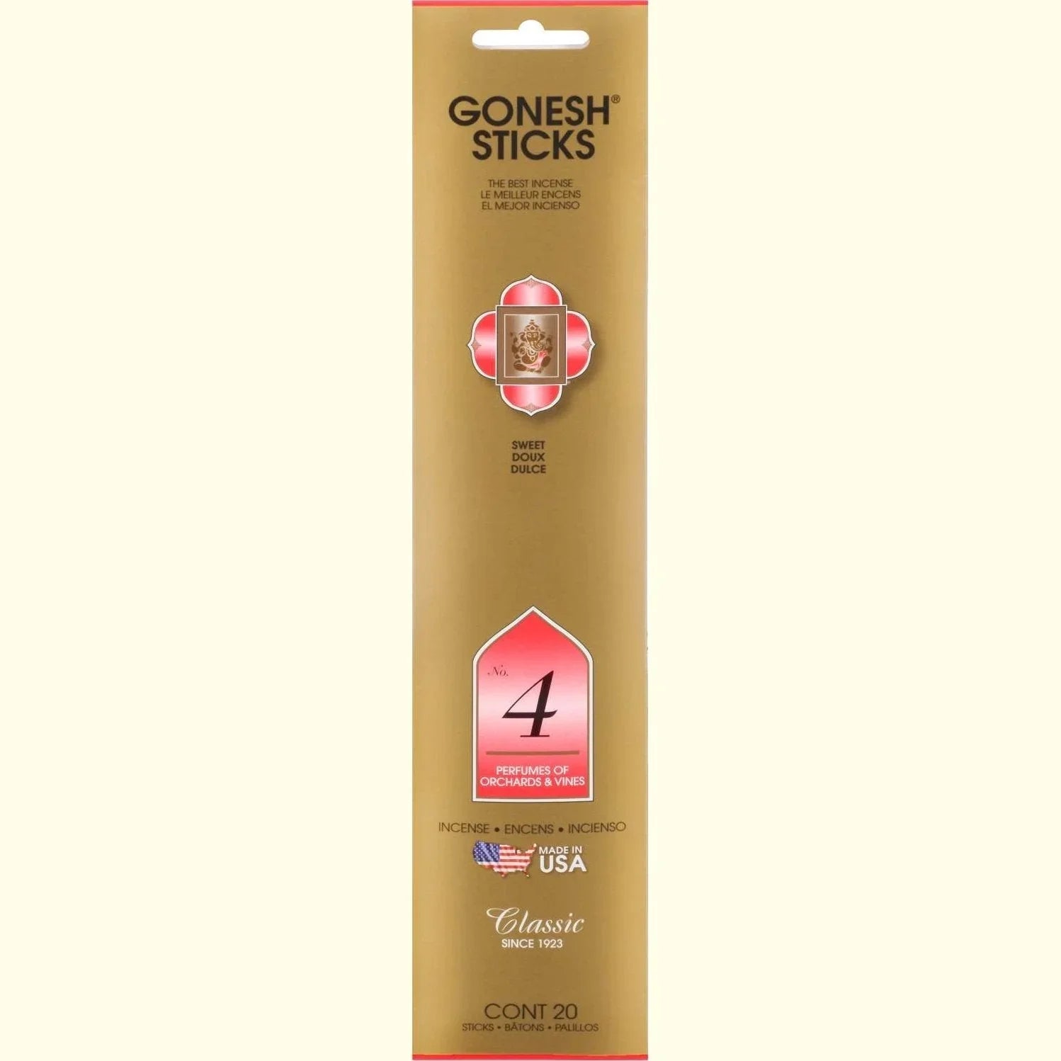 Gonesh Stick Classic 4 Orchards Vines 20 Piece by Gonesh