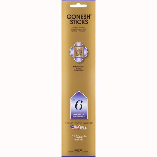 Gonesh Stick Classic 6 Ancient Times 20 Piece by Gonesh
