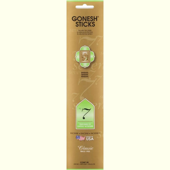 Gonesh Stick Classic 7 Earthly Wonders 20 Piece by Gonesh