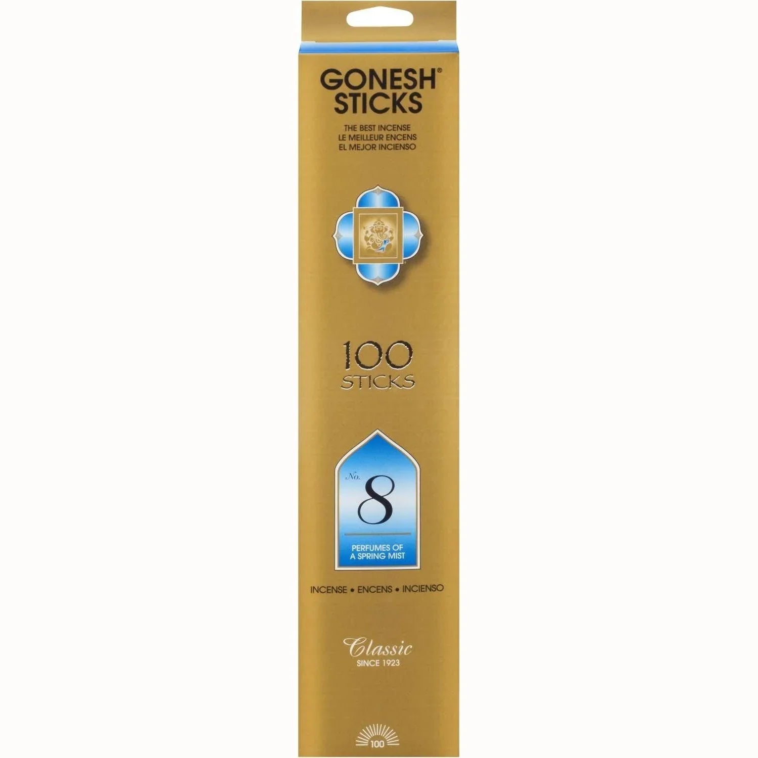 Gonesh Stick Classic 8 Spring Mist 100 Pc by Gonesh