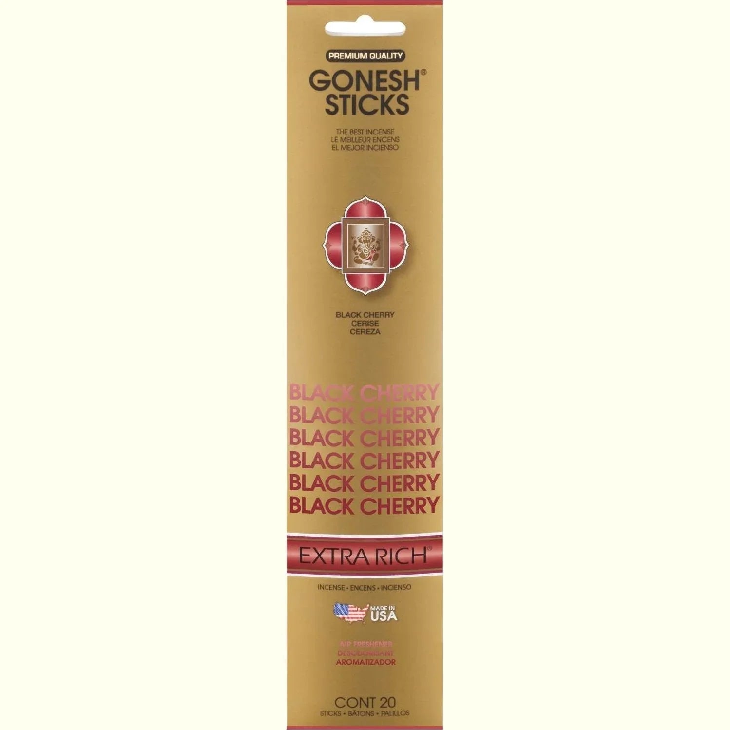 Gonesh Stick Extra Rich Black Cherry 20 Piece by Gonesh