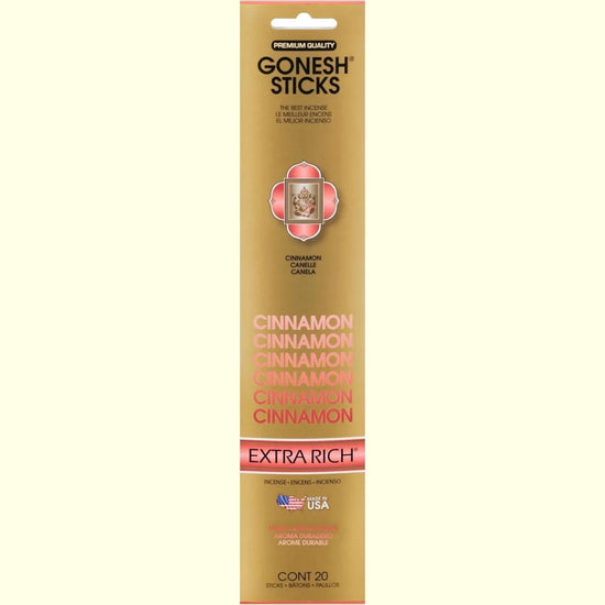 Gonesh Stick Extra Rich Cinnamon 20 Piece by Gonesh