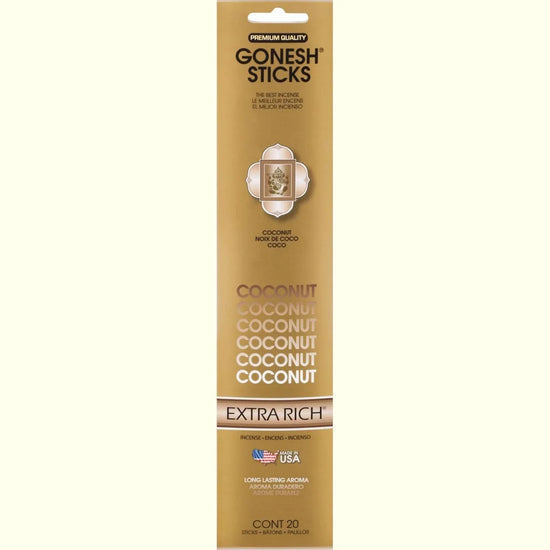 Gonesh Stick Extra Rich Coconut 20 Piece by Gonesh