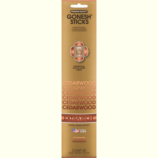 Gonesh Stick Extra Rich Cedarwood 20 Piece by Gonesh