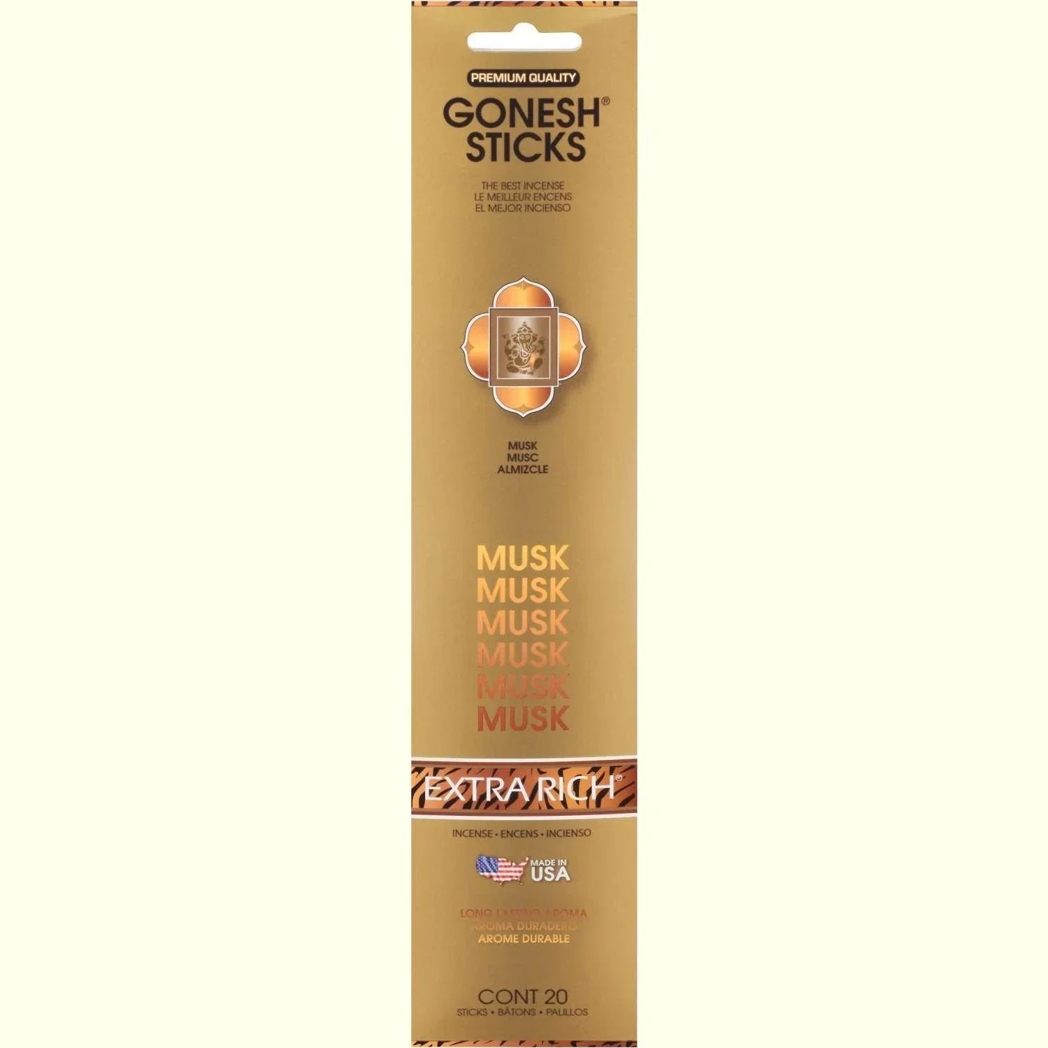 Gonesh Stick Extra Rich Musk 20 Piece by Gonesh