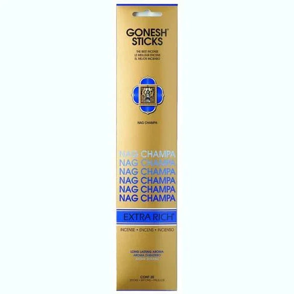 Gonesh Stick Extra Rich Nag Champa 20 Piece by Gonesh