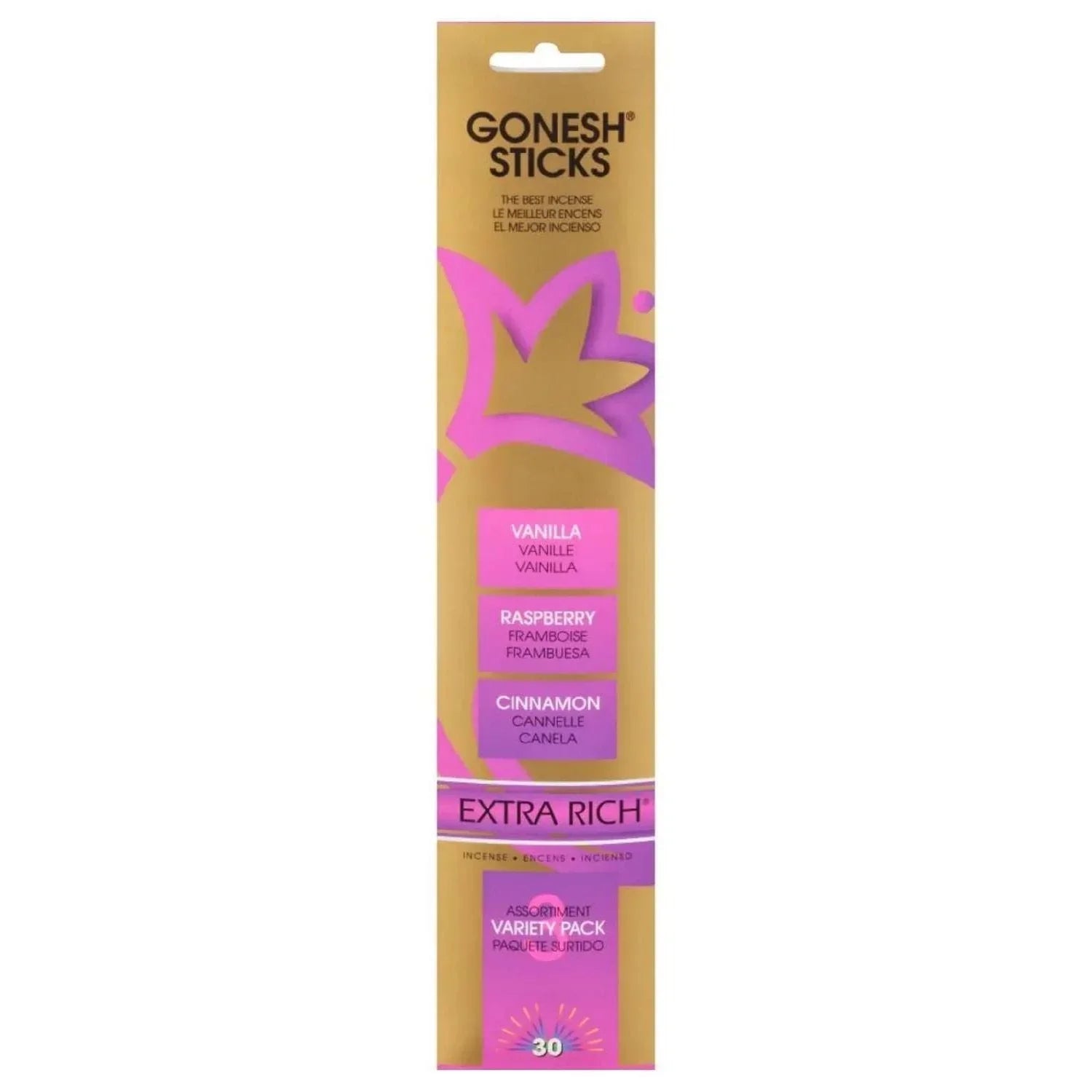 Gonesh Stick Extra Rich Variety 3 20 Piece by Gonesh
