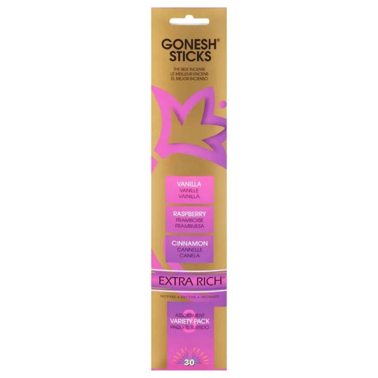 Gonesh Stick Extra Rich Variety 3 20 Piece by Gonesh