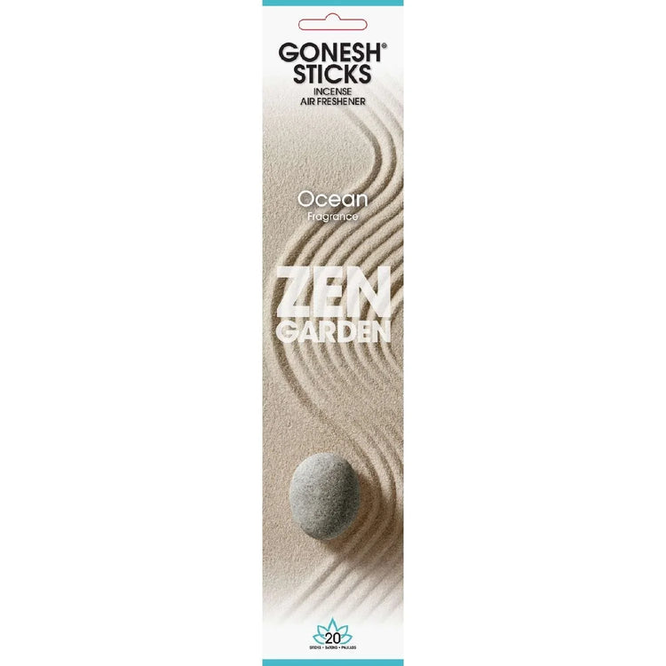 Gonesh Sticks Zen Garden Incense Ocean 20 Piece by Gonesh