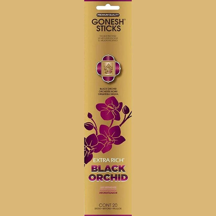 Gonesh Stick Extra Rich Black Orchid 20 Piece by Gonesh