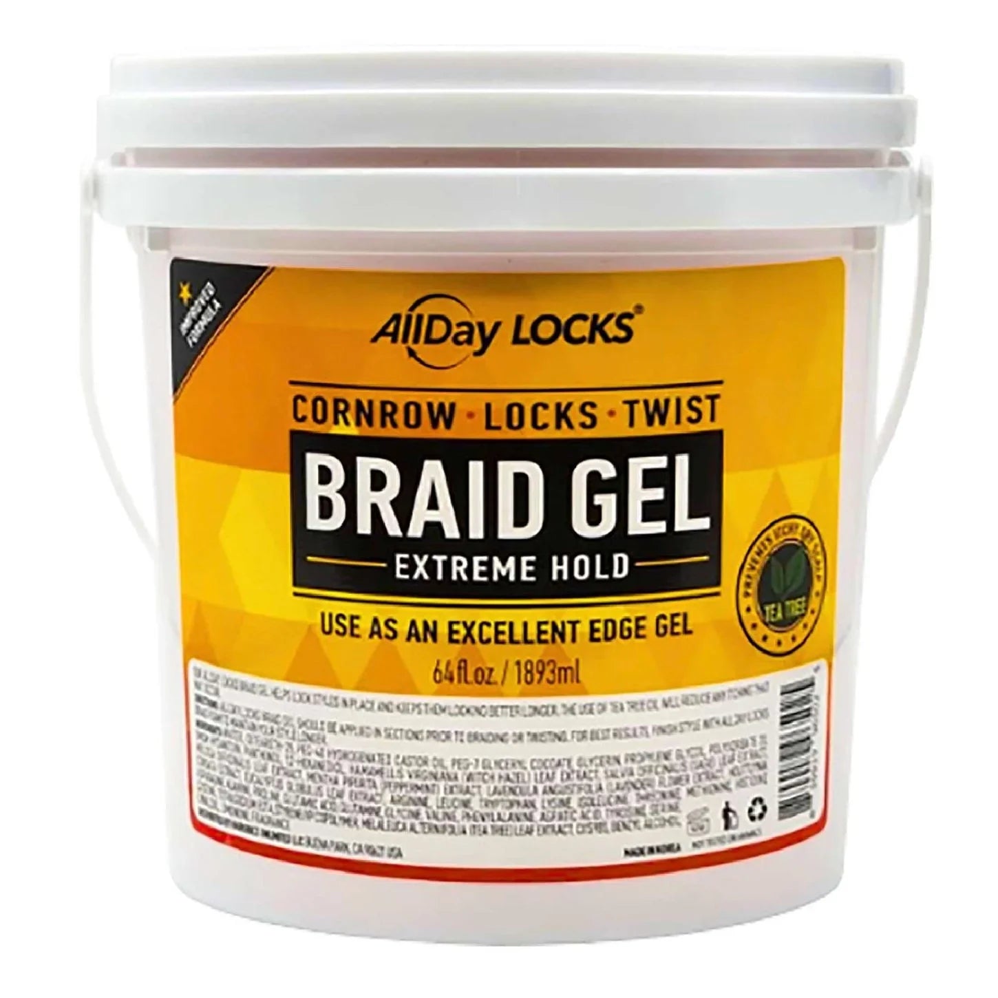 Allday Locks Braid Gel (64 Oz) by All Day
