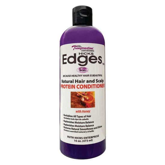 Hicks Edges Natural Hair And Scalp Protein Conditioner 16 Oz by Hicks
