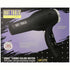 Hot Tools Ionic anti-static hair dryer, black handheld with nozzle and control buttons