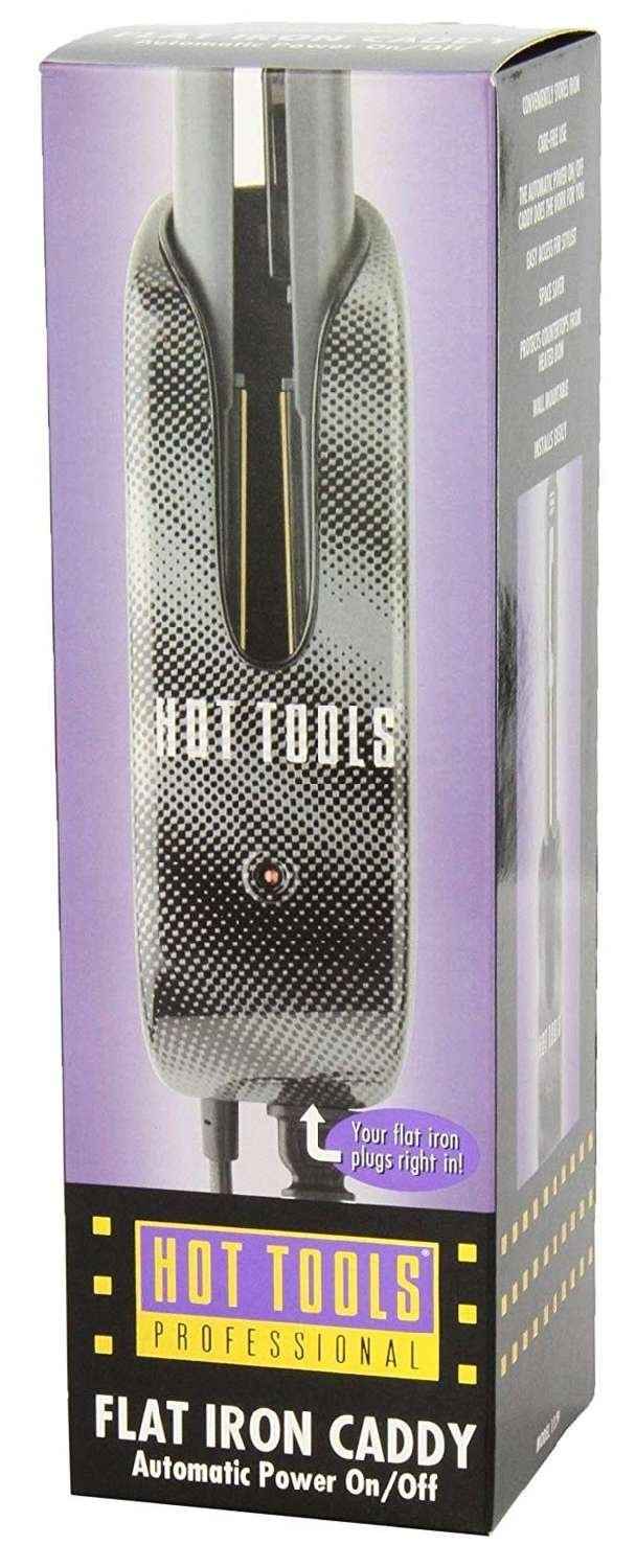 HOT TOOLS flat iron caddy box with automatic power on/off