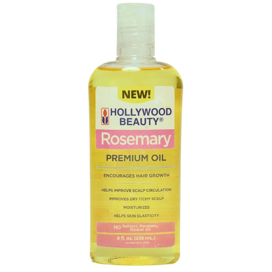 Hollywood Rosemary Oil Premium Hair Growth Oil 8oz Formula
