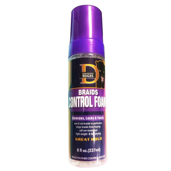 Black Panthers Braid Control Foam 6 Oz by The Roots