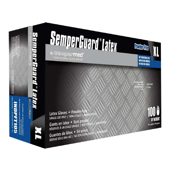 Semperguard Latex Industrial Powder Free Textured X-Large by Semperguard