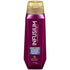 Purple hair conditioner bottle with gold cap, Avocado & Olive Oils label
