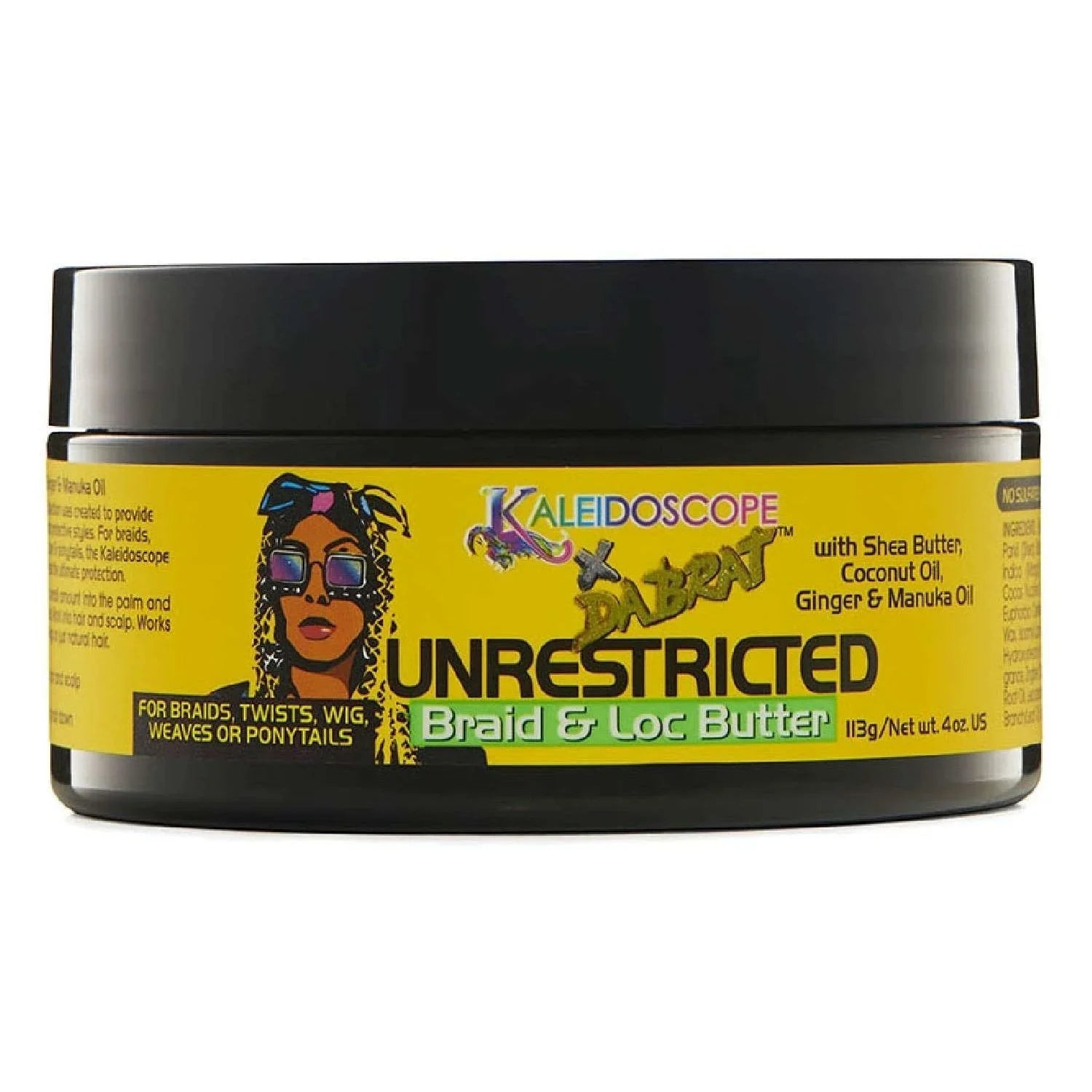 Da Brat Dabrat Unrestricted Braid Loc Butter 4 Oz by Kaleidoscope