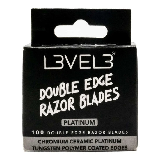 L3Vel3 Double Edge Razor Blades 100 Count by L3VEL 3