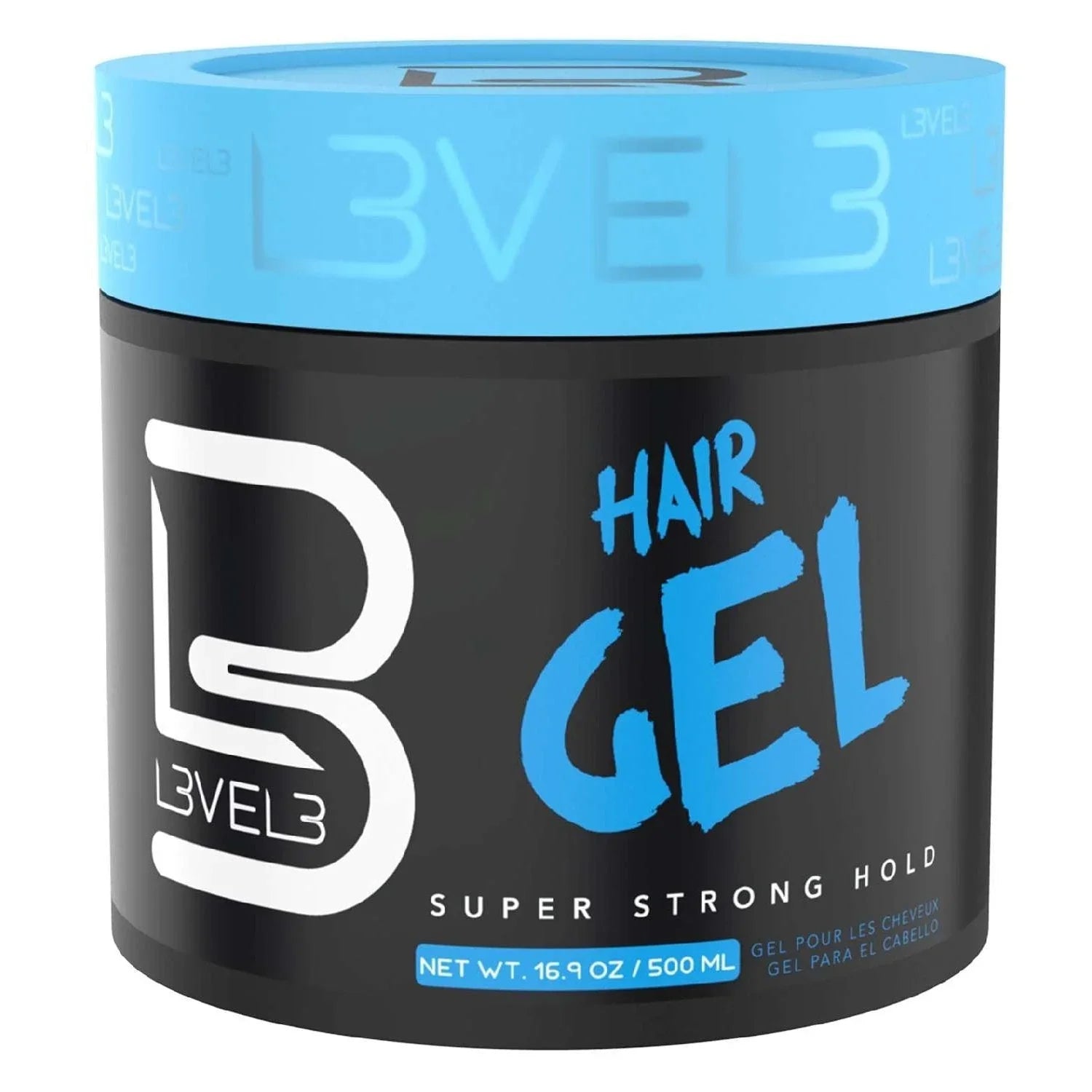 L3Vel3 Super Strong Hair Gel 16.97 Oz by L3VEL 3