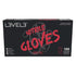L3Vel3 Nitrile Gloves Red-Ish Medium 100 Piece by L3VEL 3