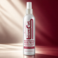 Leisure Curl conditioning scalp spray bottle with white mist pump