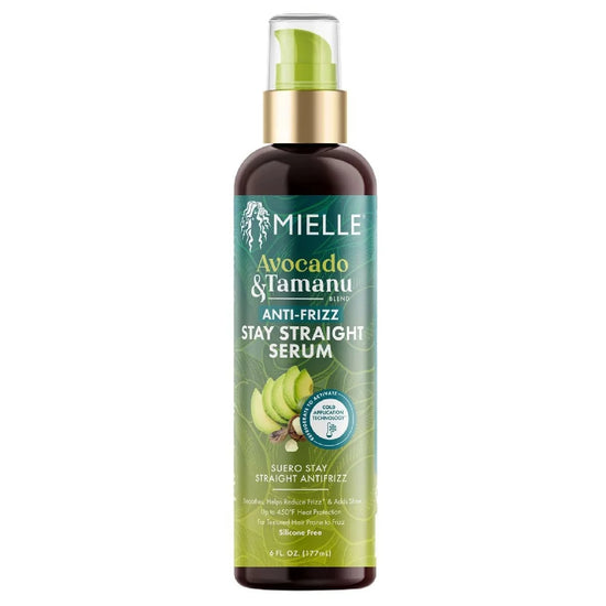 Mielle Avocado Tamanu Anti-Frizz Stay Straight Serum 4.0 Fl Oz by Mielle