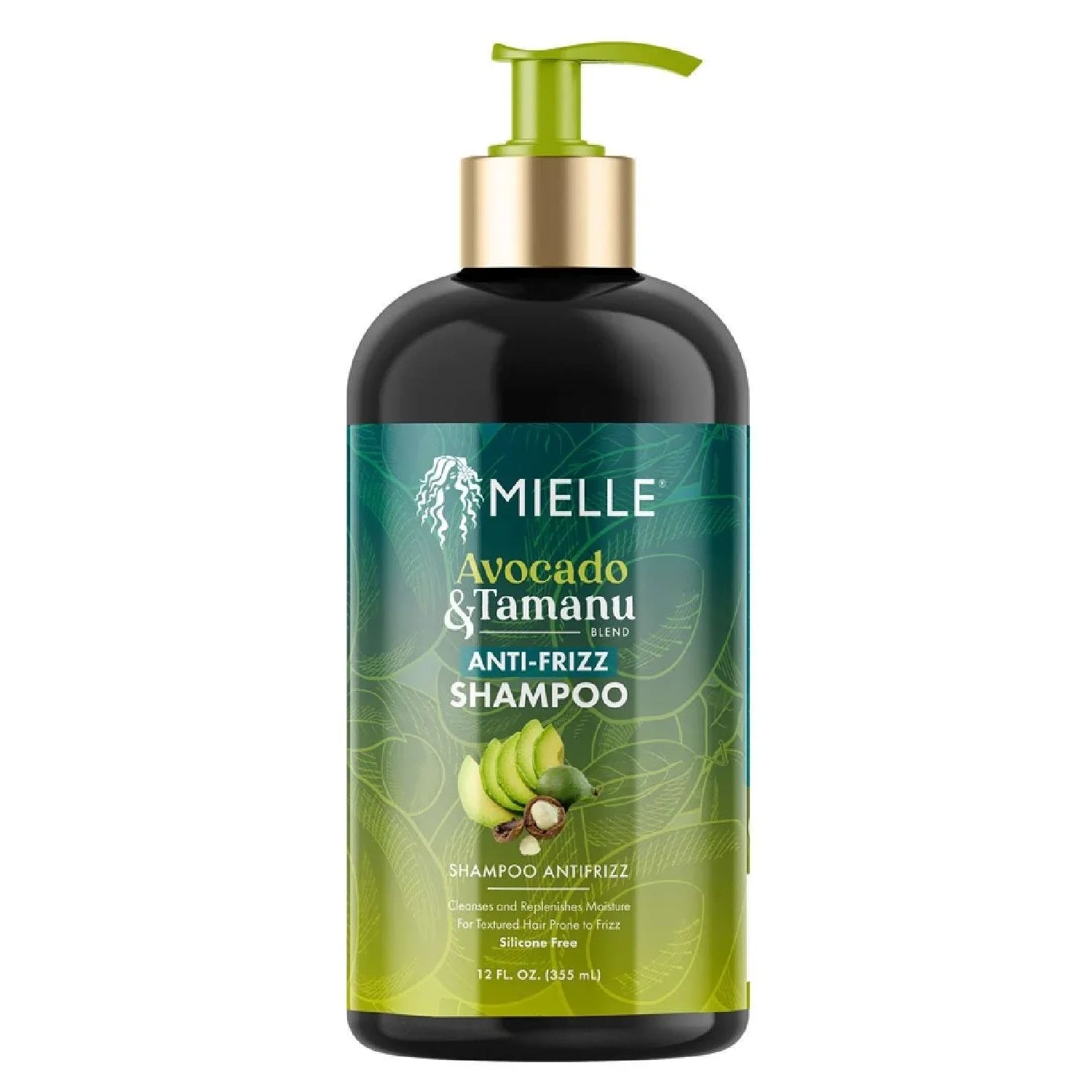 Mielle Avocado Tamanu Anti-Frizz Shampoo 12.0 Fl Oz by Mielle